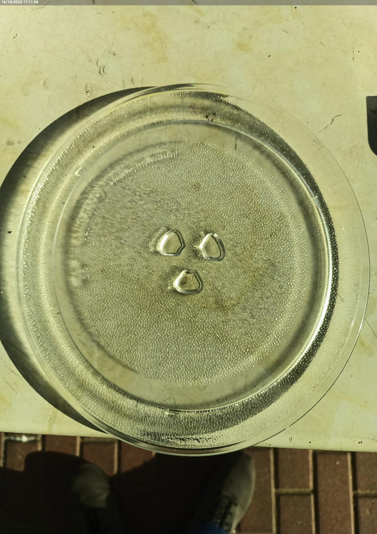 Plato microondas de 24,5 centímetros